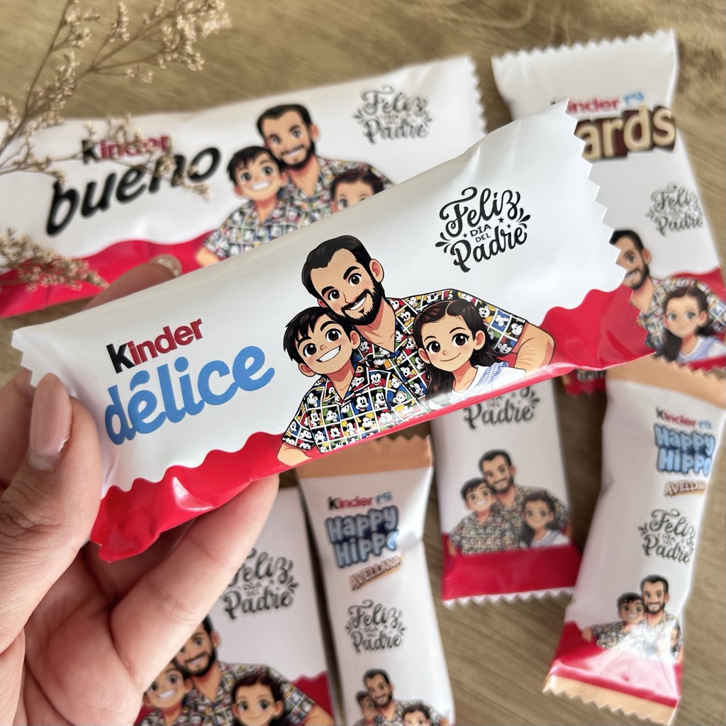 Cajita Kinder personalizada