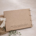 Libro de firmas madera