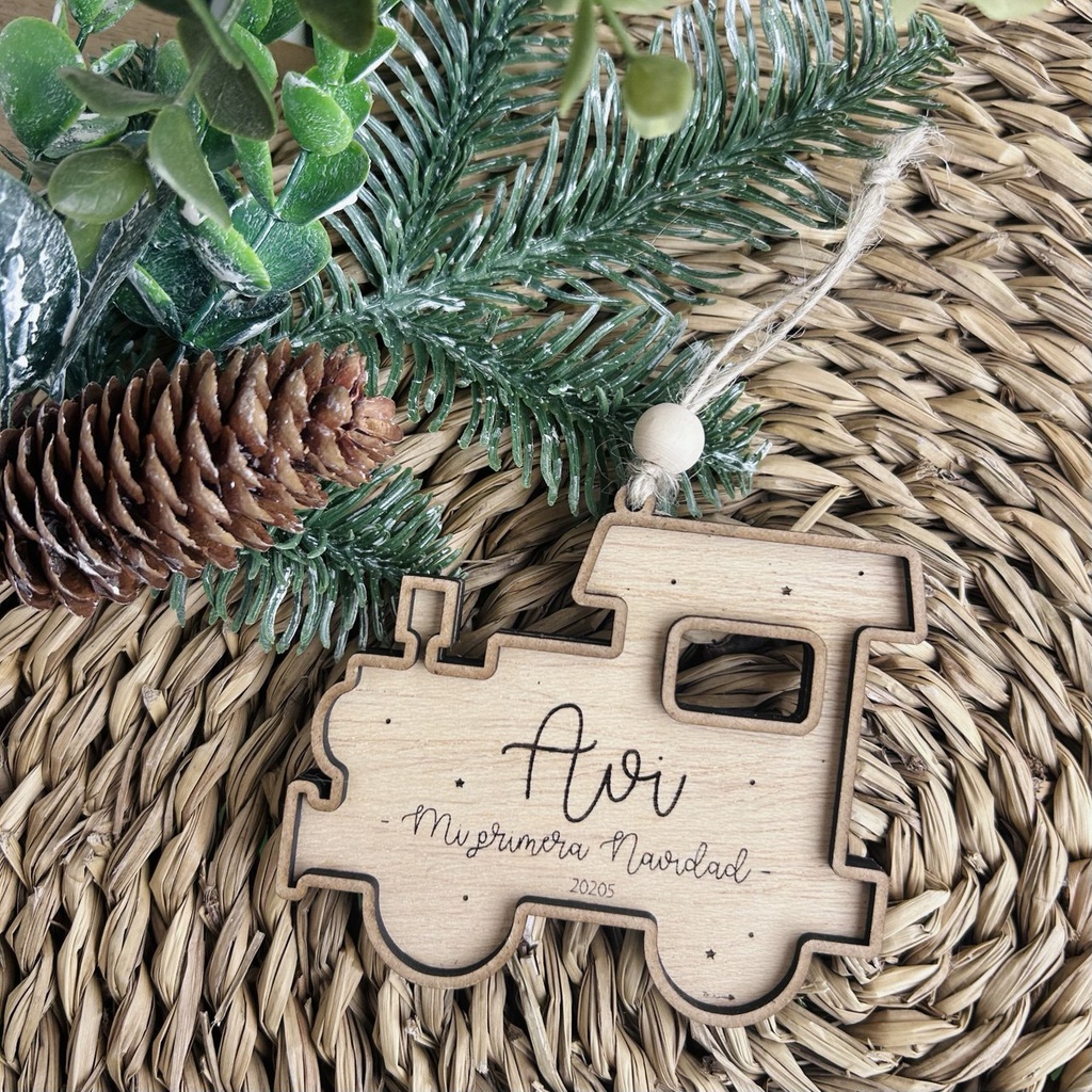 Adorno &quot;Mi primera Navidad&quot; tren