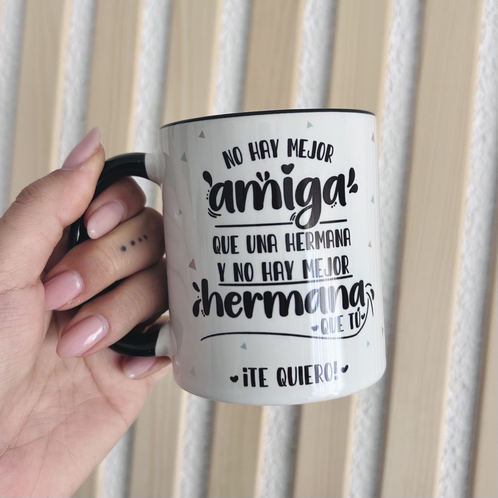 Taza "Amiga/hermana"