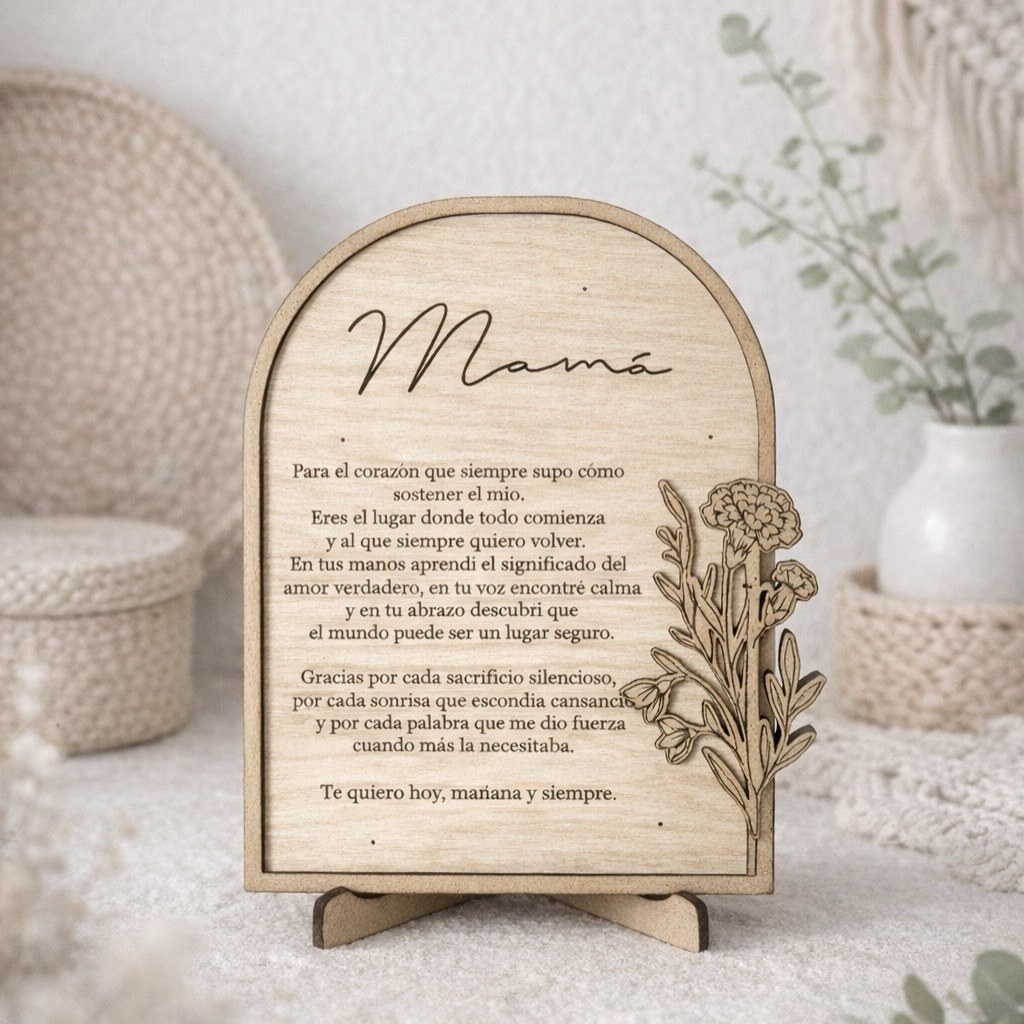 Cuadro mamá floral