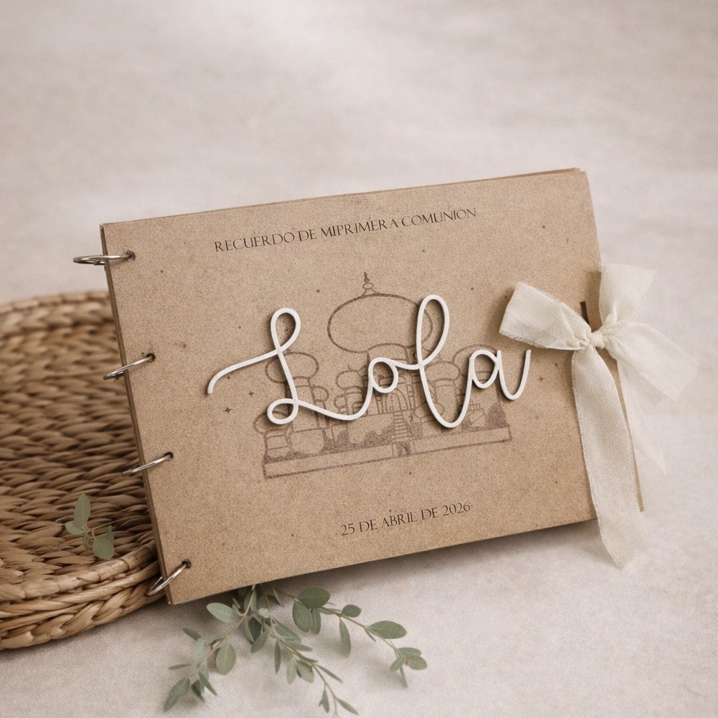 Libro de firmas madera