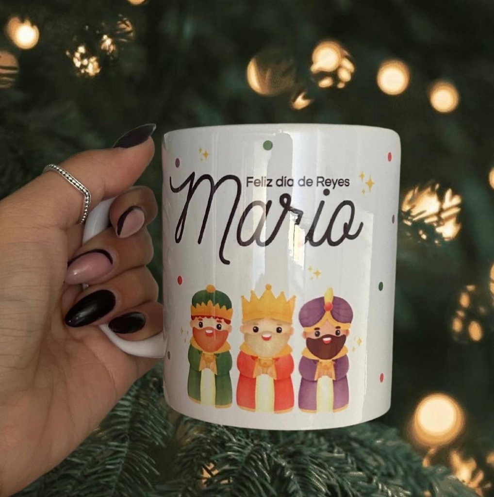 Taza &quot;Feliz día de Reyes Magos&quot;