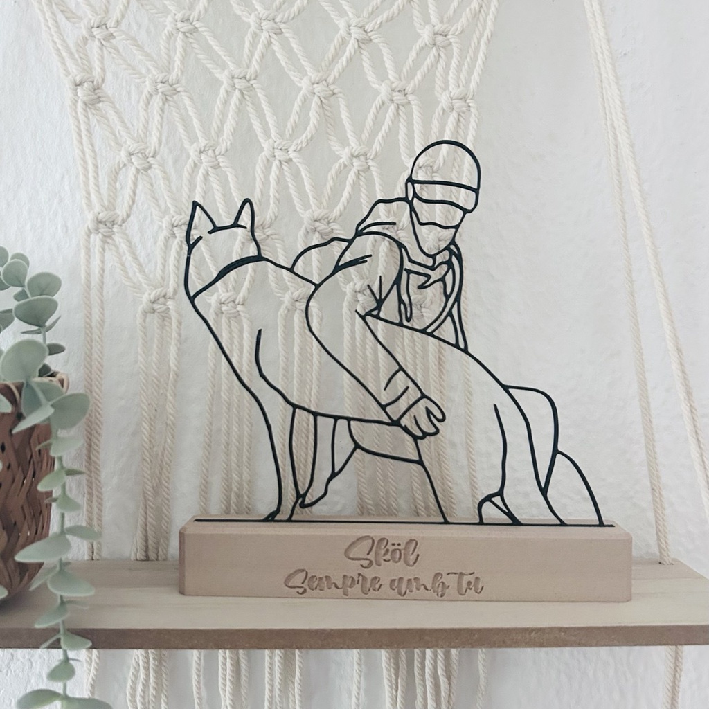 Silueta + base doble