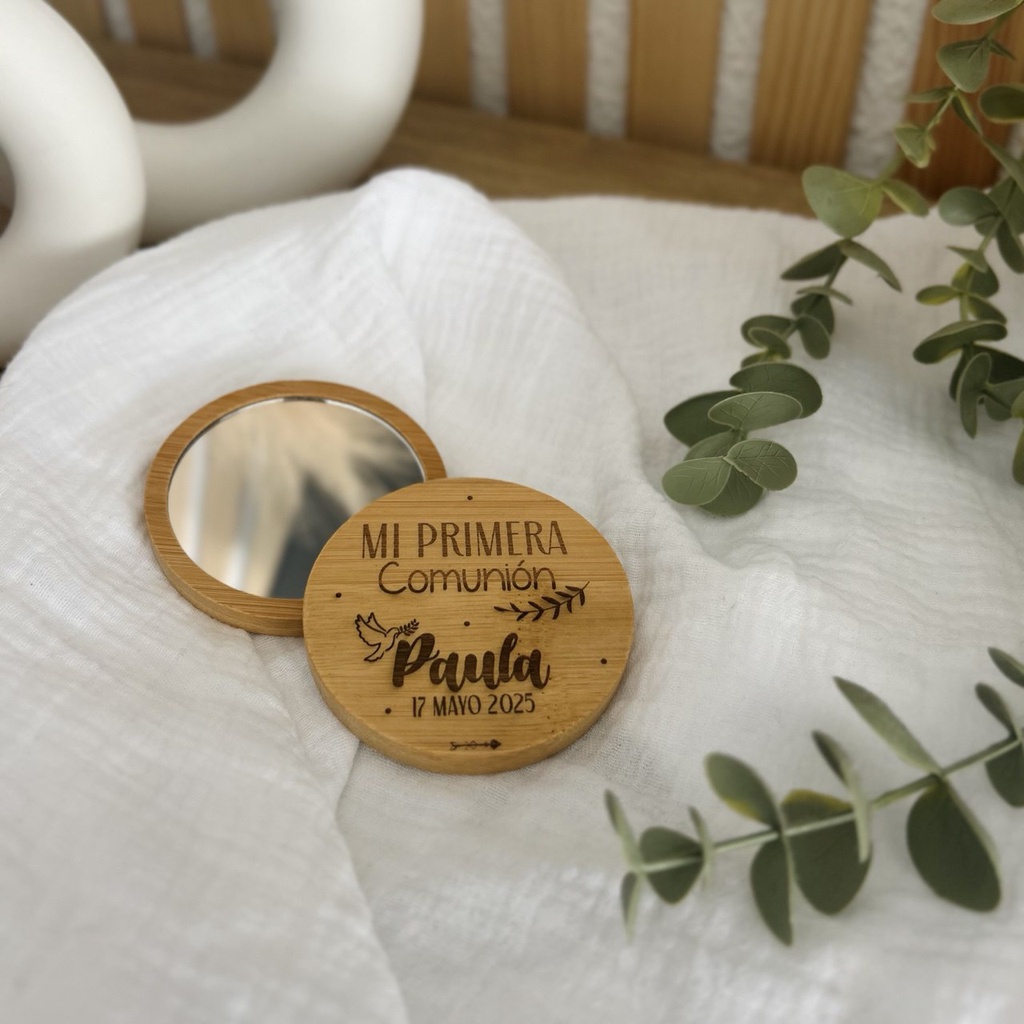 Espejitos bambú personalizado