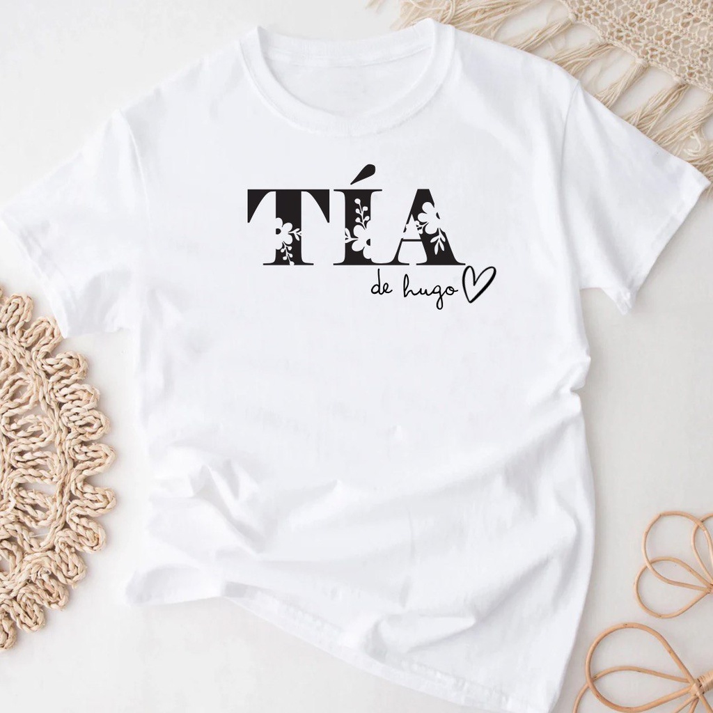 Camiseta tía floral